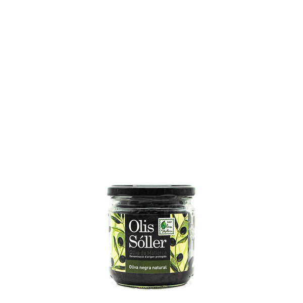 Olis soller schwarze oliven von mallorca dop im glas